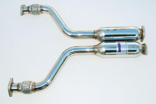 Invidia 03-08 Infiniti G35 Coupe Gemini Single Layer Titanium Tip Cat-back Exhaust - Graveyard Performance