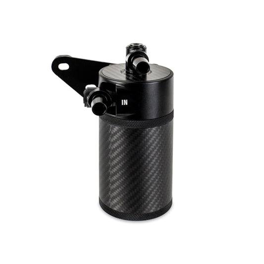 Mishimoto 2020+ Chevrolet Corvette C8 Baffled Oil Catch Can Kit (PCV Side) - Carbon Fiber - Graveyard Performance