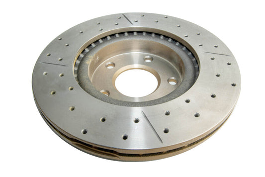 DBA 03-05 350Z / 03-04 G35 / 03-05 G35X Front Drilled & Slotted Street Series Rotor - Graveyard Performance