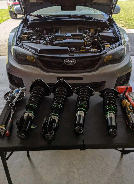 Graveyard Performance 08-14 Subaru WRX/STI GVF/GRF Adjustable Coilovers