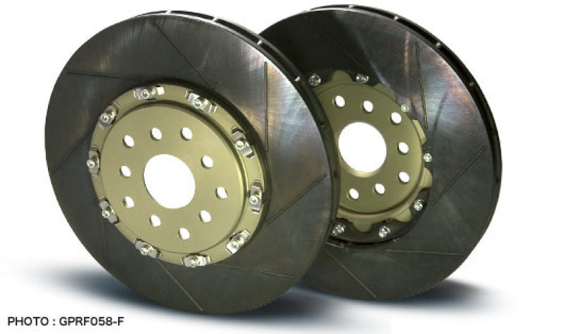 Project Mu SCR-GT Rotor 2Piece Front - Mitsubishi Lancer Evolution CP9A/CT9A Alumite - Graveyard Performance