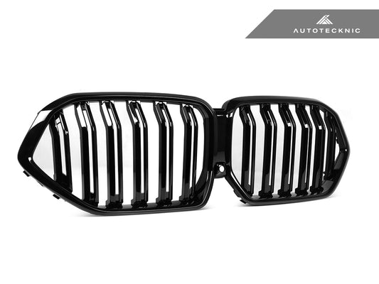 AutoTecknic Dual-Slats Gloss Black Front Grille - G06 X6 LCI - Graveyard Performance