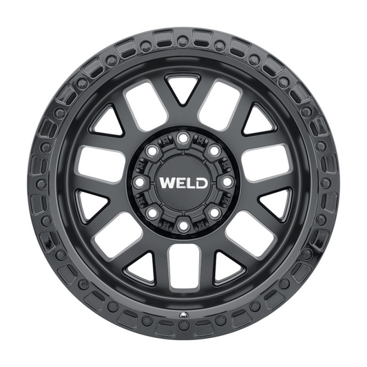 Weld Cinch 20x9 / 8x165.1 / 5 BS / 125.1 HB - Satin Black - Non-BL Wheel - Graveyard Performance