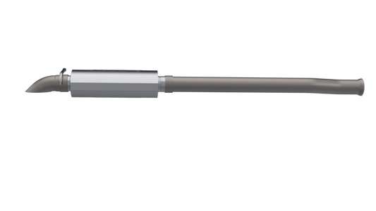 QTP 2018 Jeep Wrangler JL 304SS AR3 Crawler Exhaust w/Turn Down Exit