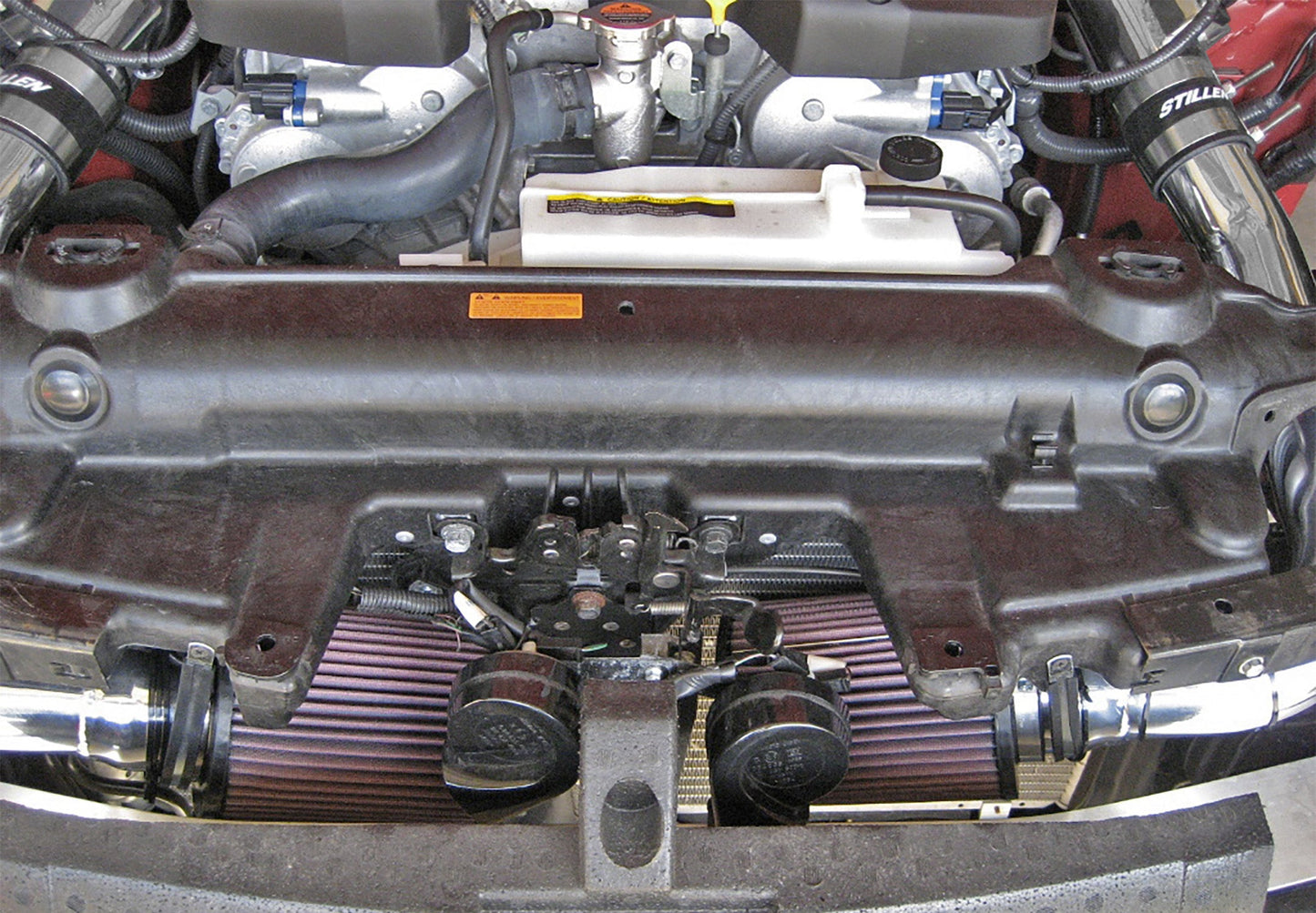 Stillen 350Z Hi-Flow Ultra Long Dual Tube Air Intake Gen 3 Z33 Dry Filter 07-09 Nissan 350Z