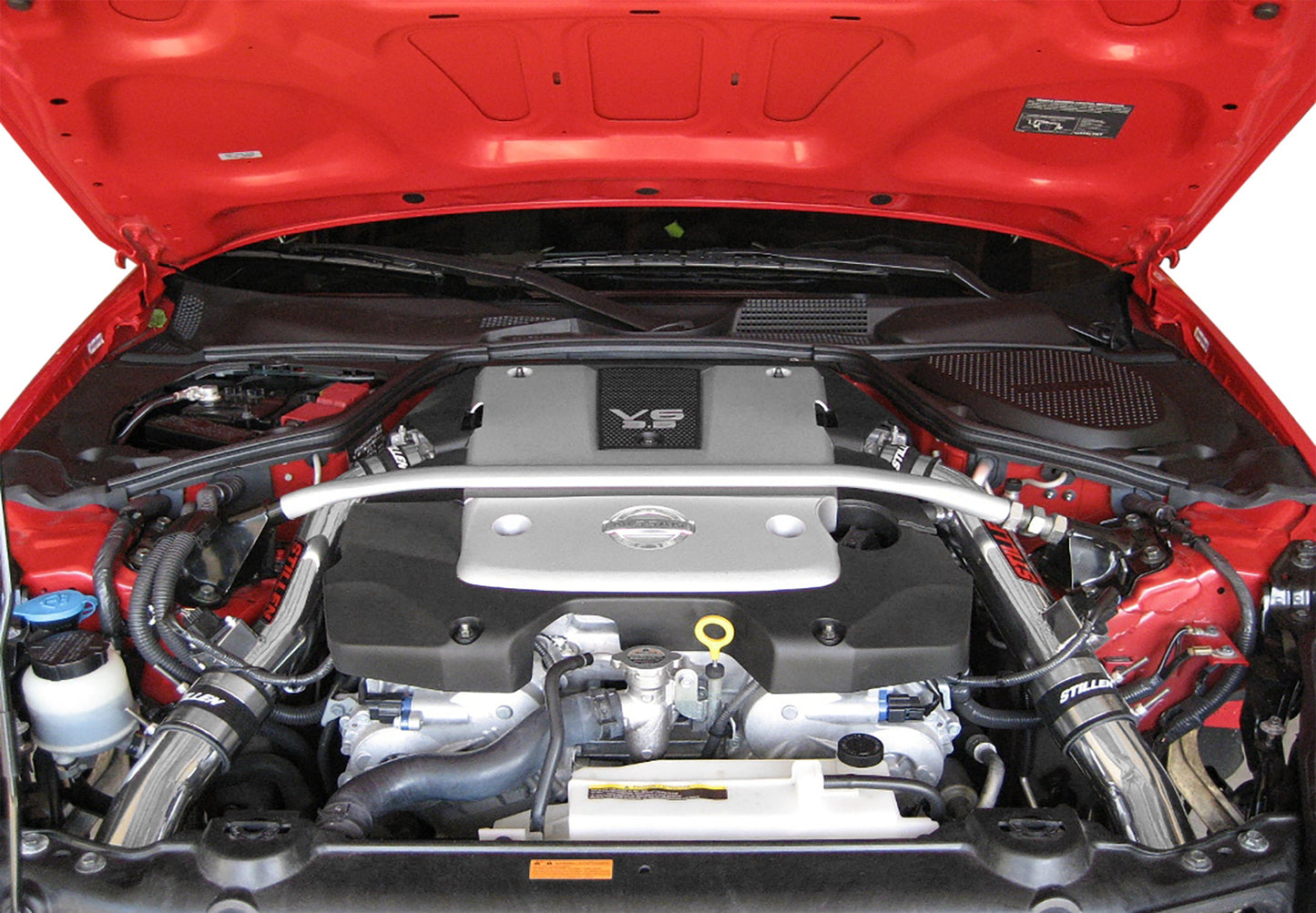 Stillen 350Z Hi-Flow Ultra Long Dual Tube Air Intake Gen 3 Z33 Oil Filter For 07-09 Nissan 350Z