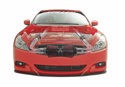 Stillen Infiniti G37/Q60 Air Intake Gen 3 Dual Ultra Long Tube Oil Filter For 08-13 Infiniti G37 14-15 Infiniti Q60