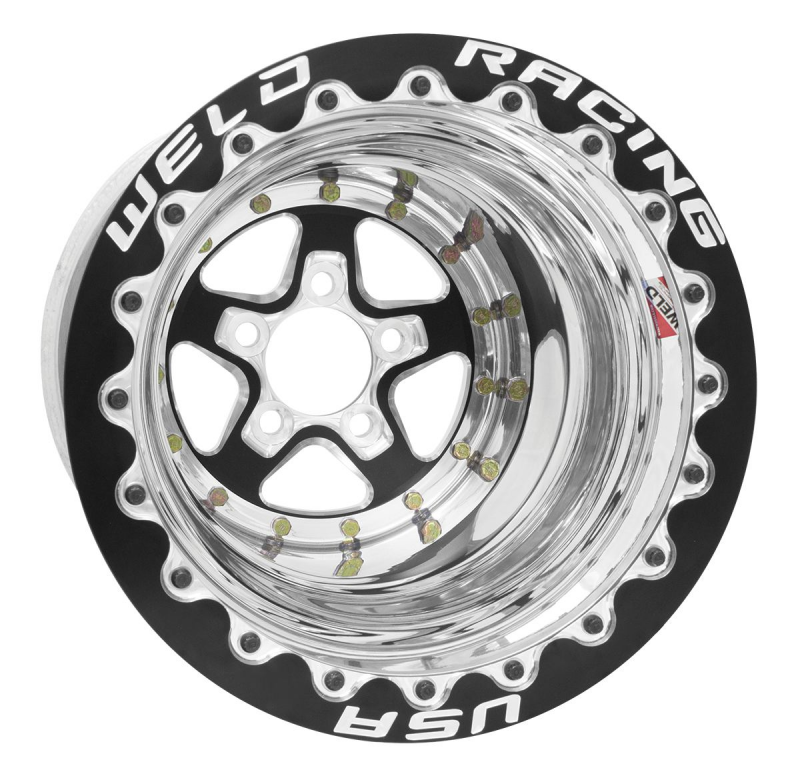 Weld Alumastar 2.0 15x10 / 5x4.5 BP / 5in. BS Black Wheel - Double Beadlock M/T - Graveyard Performance