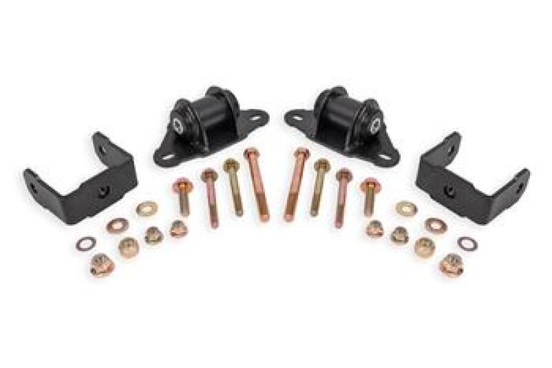 BMR 14-19 Chevrolet Corvette Transmission/Differential Mount - Black Hammertone - Graveyard Performance