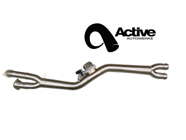 Active Autowerke X3M / X4M Signature single mid-pipe with $90 fixed price shipping in lower 48 states - Mid-pipe only - Graveyard Performance