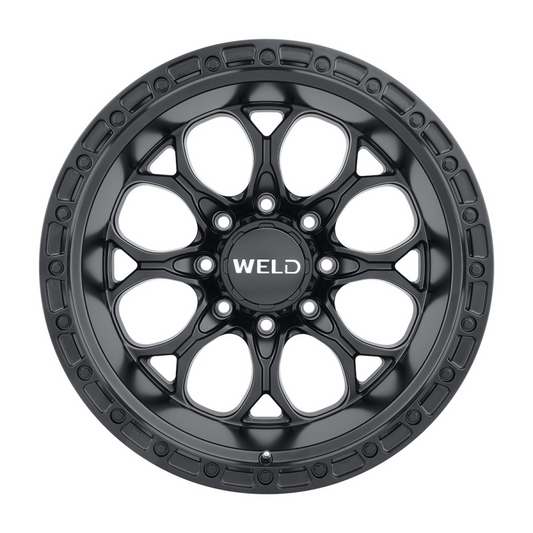 Weld Ledge 8 20x10 / 8x170 / 4.75 BS / 125.1 HB - Satin Black - Non-BL Wheel - Graveyard Performance