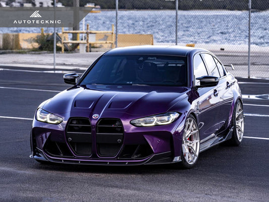 AutoTecknic Dry Carbon Motorsport V2 Front Grille - G80 M3 | G82/ G83 M4 - Graveyard Performance