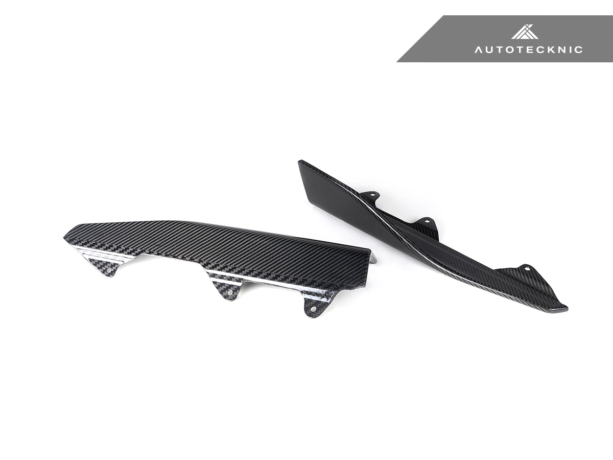AutoTecknic Dry Carbon Side Skirt Winglet Set - F87 M2 - Graveyard Performance