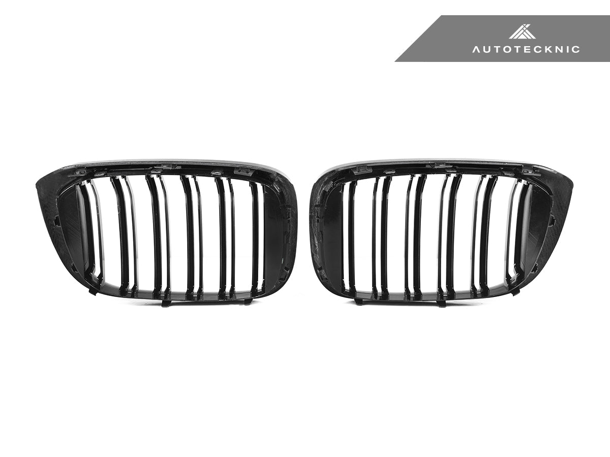 AutoTecknic Dry Carbon Fiber Dual-Slats Front Grille Set - G01 X3 | G02 X4 Pre-LCI - Graveyard Performance
