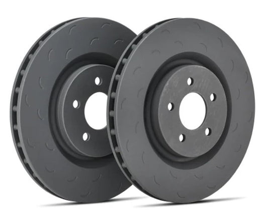 Hawk Talon 00-09 Honda S2000 Slotted-Only Vented 11.8 in Diameter Front Brake Rotor Set - Graveyard Performance