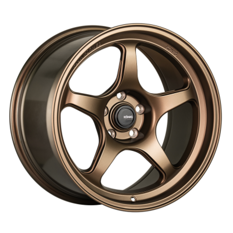 Konig Hyperspec 18x9 5x114.3 ET42 Matte Bronze Wheel (Knurled Bead)