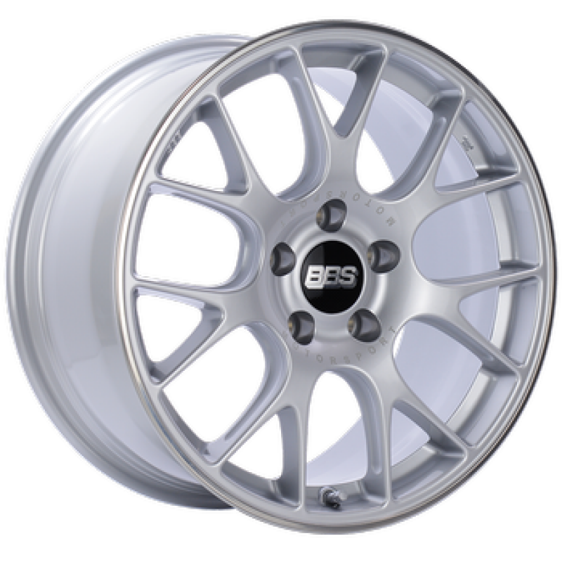 BBS CH-R 20x11.5 5x130 ET65 CB71.6 Brilliant Silver Polished Rim Protector Wheel w/Motorsport Etched - Graveyard Performance