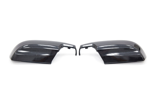 OLM Paint Matched Lower Mirror Covers - Dark Gray Metallic / Asphalt - 2015-2021 Subaru WRX / STI / 2015-2017 Crosstrek / 2015-2016 Impreza - Graveyard Performance