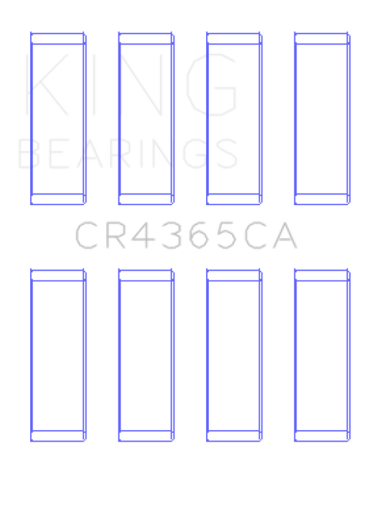 King Engine Bearings Ford ZETec S/Ecoboost1.6 (Size +0.25mm) Connecting Rod Bearing Set