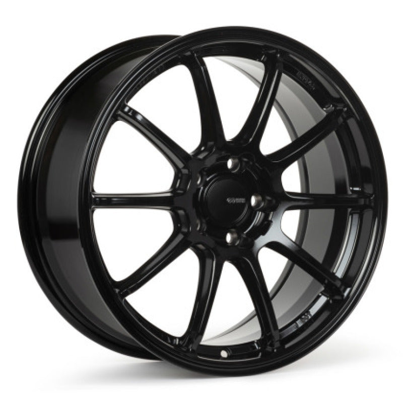 Enkei TRIUMPH 18x8 5x114.3 40mm Offset 72.6mm Bore Gloss Black Wheel - Graveyard Performance