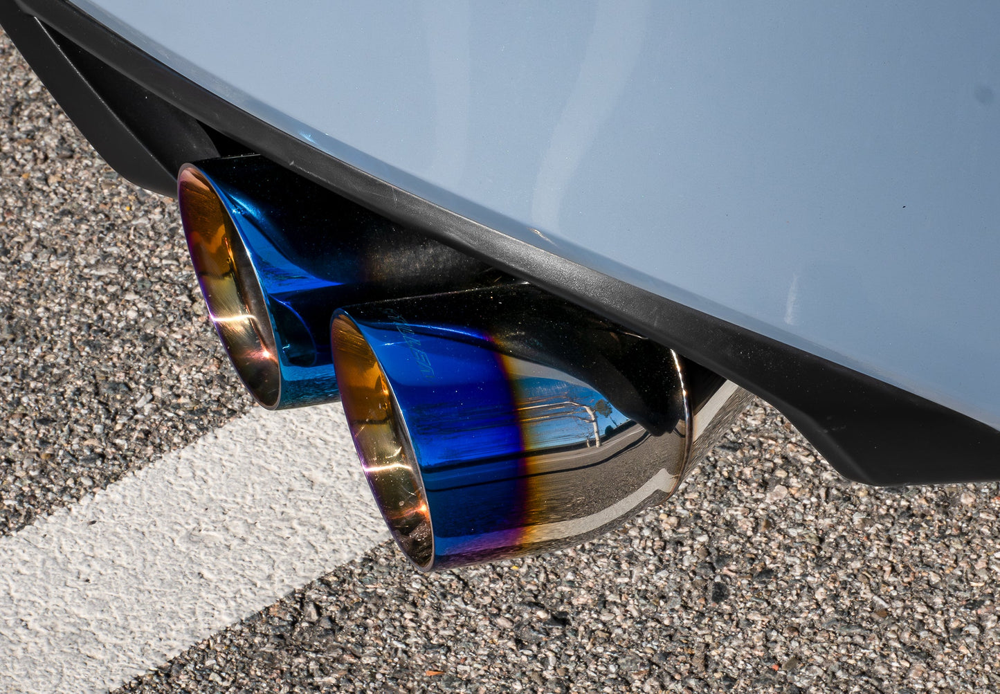 Stillen Honda Civic Cat-Back Exhaust Burnt Blue Tip For 22+ Honda Civic