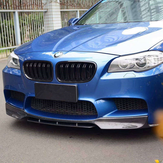 BMW F10 M5 V Sports Style Carbon Fiber Front Lip - Graveyard Performance