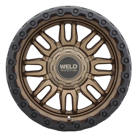 Weld Off-Road Swift 17x9in - 5x114.3 / 5x127 BP - ET-12 - 78.1mm CB- Satin Bronze Wheel & Black Ring