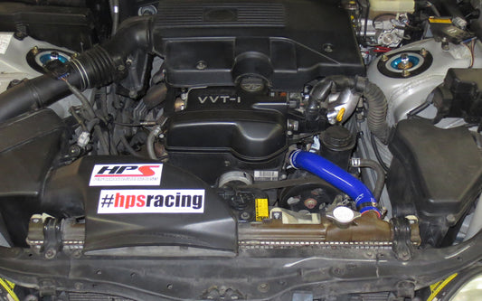 HPS Performance High Temp Reinforced Silicone Radiator and Heater Coolant Hose Kit, Blue, 57-1271-BLUE