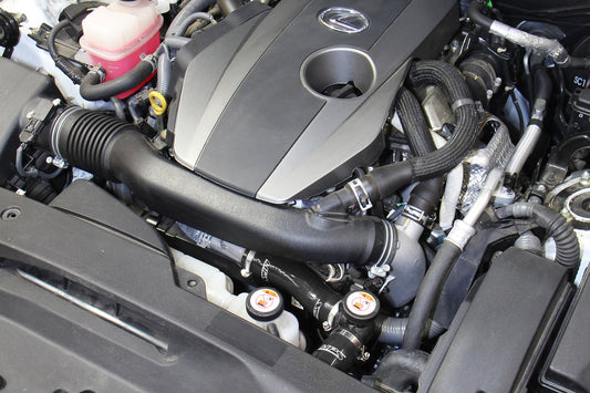 HPS Performance High Temp Reinforced Silicone Radiator Coolant Hose Kit, Black, 57-1829-BLK