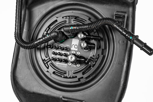 Radium Engineering Fuel Hanger 2020+ Chevy Corvette Walbro GSS342 / AEM 50-1200 - Pumps Not Incl. - Graveyard Performance