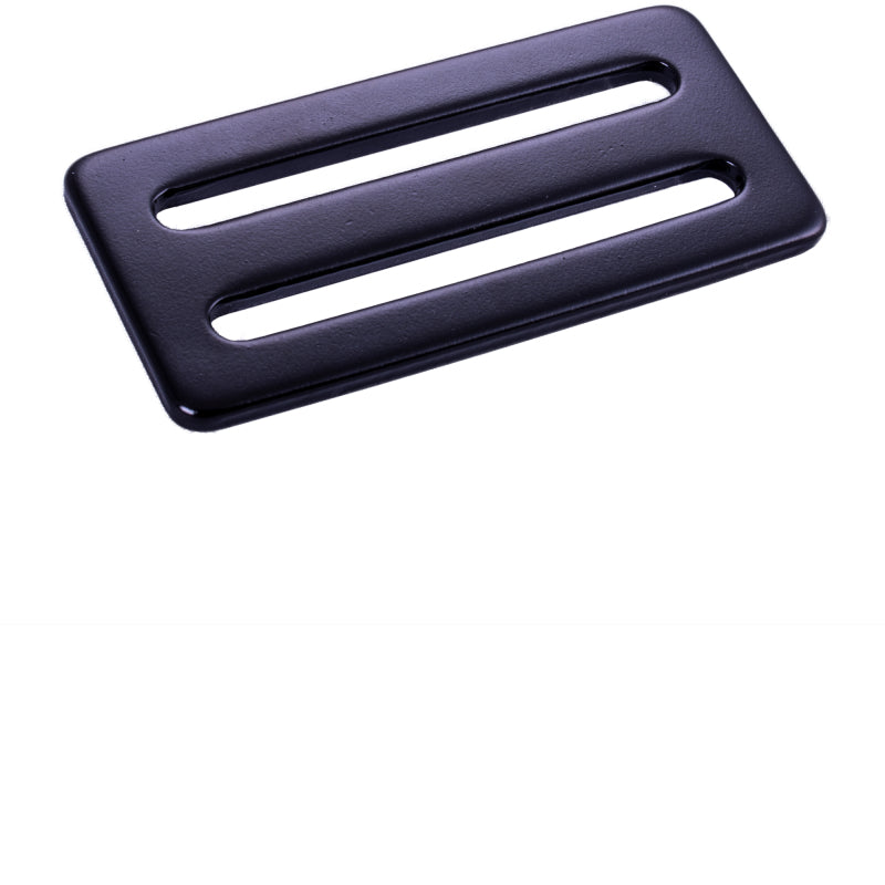 RaceQuip 3 In. Wide 3 Bar Slide Seat Belt Adjuster & Mounting Hardware / Forged Steel - Black - Graveyard Performance