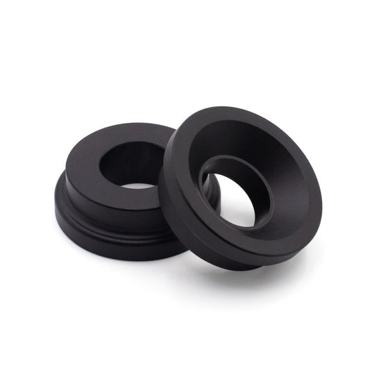BLOX 2-Piece Billet Aluminum Solid Shifter Bushing B-Series Transmissions - Black - Graveyard Performance