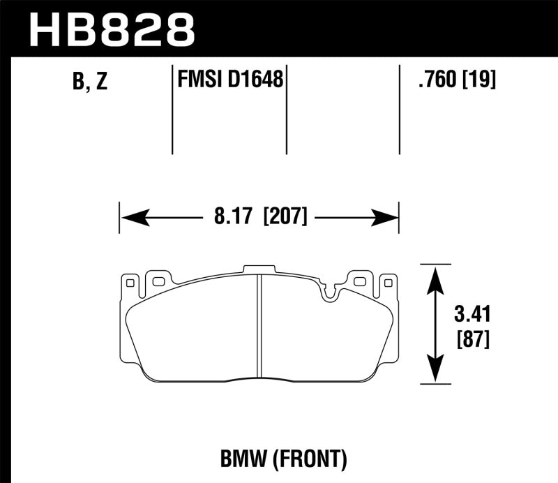 Hawk Performance ER-1 Motorsport Brake Pads - Graveyard Performance