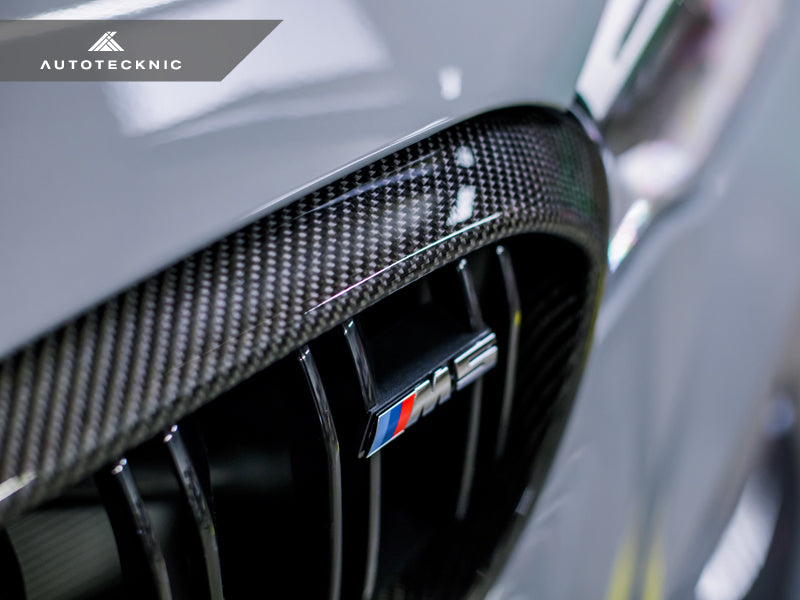 AutoTecknic Carbon Fiber Front Grille Surround Set - F90 M5 - Graveyard Performance