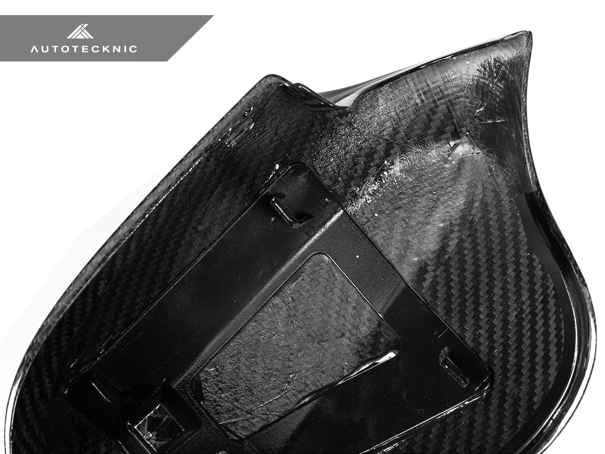 AutoTecknic Dry Carbon Fiber Mirror Cap Set - E92 3-Series Coupe LCI - Graveyard Performance