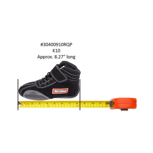 RaceQuip Euro Carbon-L SFI Shoe Kids 10