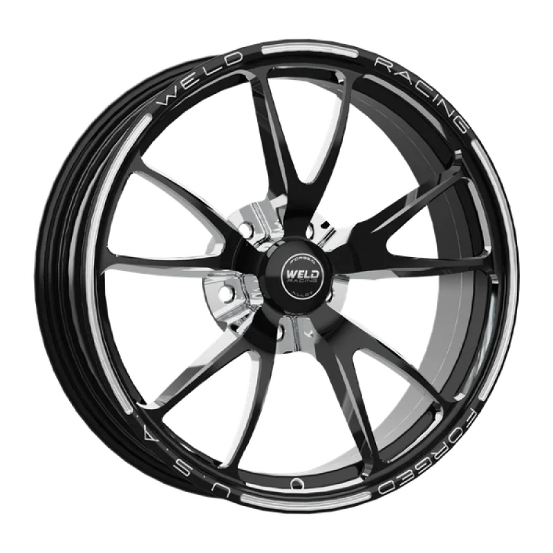 Weld Full Throttle 1-Piece 15x3.5 -13 Offset 1.75 BS Gloss Black Milled Wheel - Non-Beadlock - Graveyard Performance