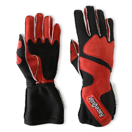 RaceQuip SFI-5 Red/Black XL Outseam w/ Closure Glove