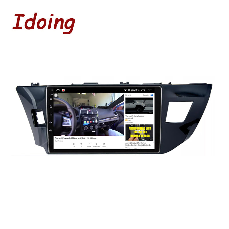 Idoing Head Unit for Toyota Corolla 2012-2016 *Wireless Apple CarPlay & Android Auto