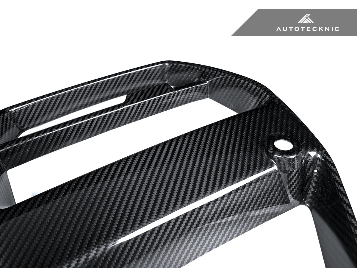 AutoTecknic Dry Carbon Motorsport V1 Front Grille Set - G80 M3 | G82/ G83 M4 - Graveyard Performance
