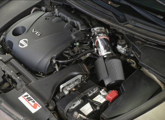 HPS Performance Air Intake Kit with Heat Shield, Polished, 827-533P