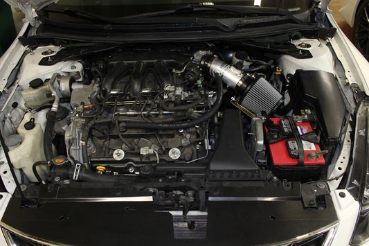HPS Performance Air Intake Kit with Heat Shield, Polished, 827-572P