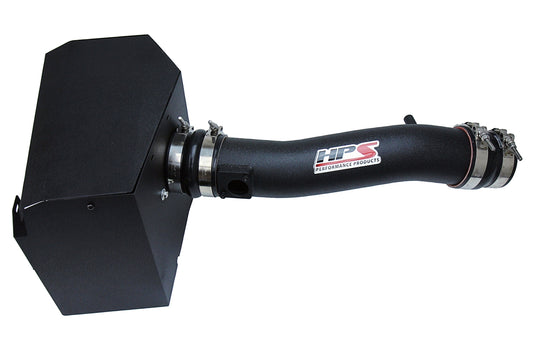 HPS Performance Air Intake Kit with Heat Shield, Black, 827-595WB
