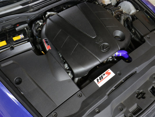 HPS Performance Air Intake Kit with Heat Shield, Black, 827-597WB
