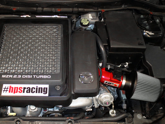 HPS Performance Air Intake Kit, Red, 827-601R