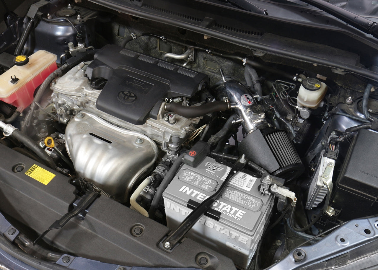 HPS Performance Air Intake Kit with Heat Shield, Polished, 827-612P