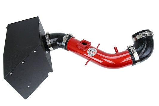 HPS Performance Air Intake Kit with Heat Shield, Red, 827-690R