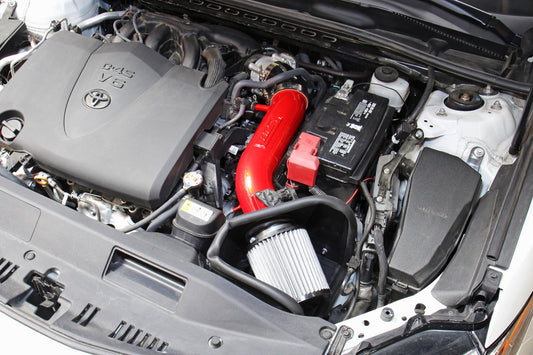 HPS Performance Air Intake Kit with Heat Shield, Red, 827-692R