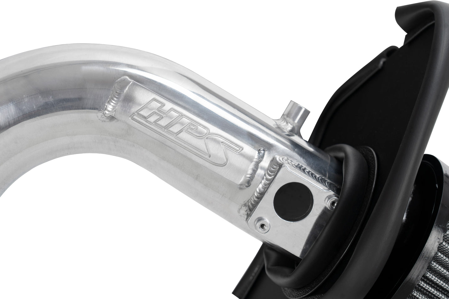 HPS Performance Air Intake Kit with Heat Shield, Polished, 827-738P