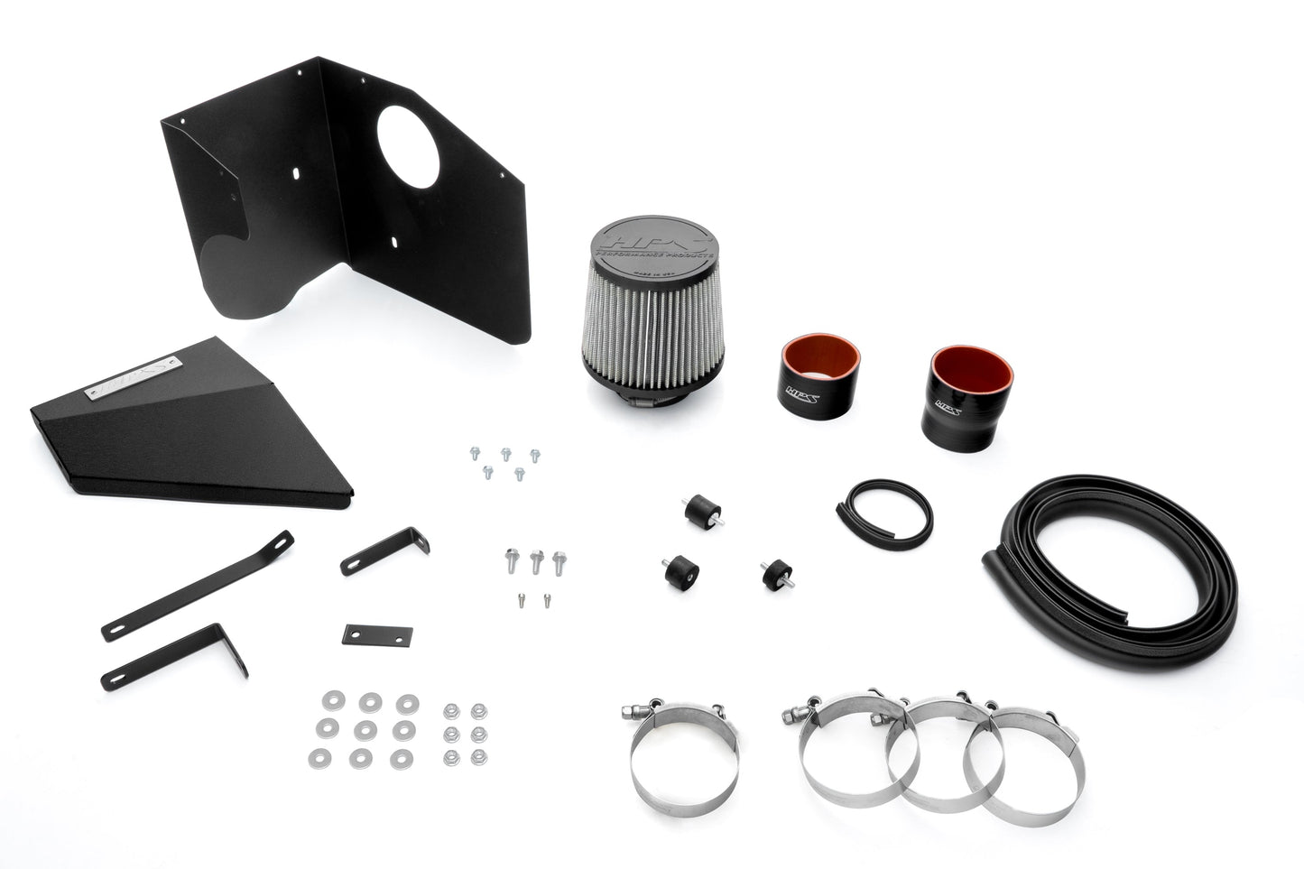 HPS Performance Cold Air Intake Kit, Black, 837-778WB
